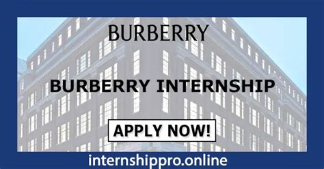 burberry marketing internship|burberry work experience.